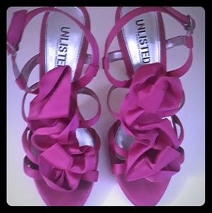 LADIES HOT PINK GORGEOUS DRESS SHOES